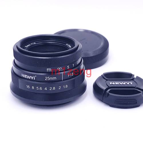25mm F1.8 APS-C Movie Manual Focus MF Prime Lens for Sony a7r3 a9 A6600 fuji xt30 xh1 xa5 m43 em1 em5 gh5 gf9 canon eosm camera