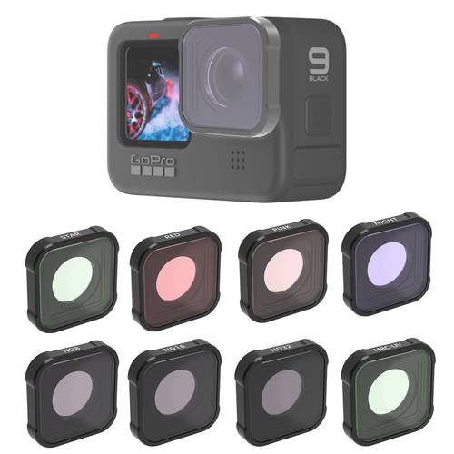 Camera Filter For GoPro Hero 9 10 Black CPL UV ND 8 16 32 64 Night STAR Lens For GoPro Hero9 Action Camera Accessories Set
