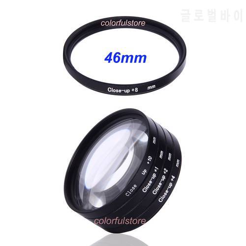 46mm 46 mm Close-up Close Up Filter Macro Lenses Filters Diopter 5x +1 +2 +4 +8 +10 For Canon Nikon Sony Olympus Pentax Lens B46