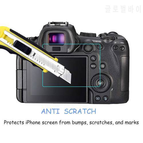2pcs 2.5D 9H Clear Tempered Glass For Canon EOS R6 R5 Digital Camera Screen Protector LCD Anti-Scratch Water-proof Film EOS R6