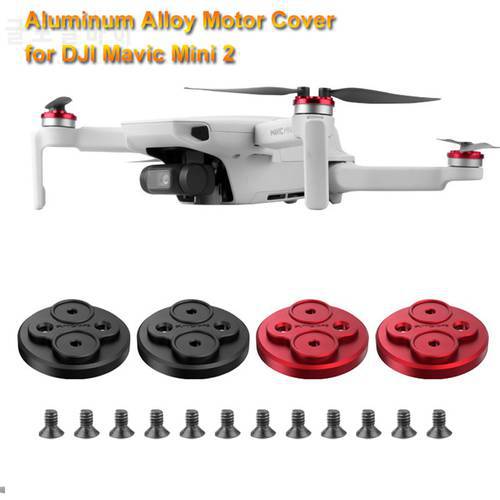 Aluminum Alloy Motor Cover for DJI Mavic Mini 2 Dustproof Propeller Motor Protector Motor Caps for Mavic Mini 2 Accessories