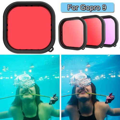 For Gopro Hero 9 Black Waterproof Housing Case Diving Filter Lens Underwater 50M Protective Shell Box for go pro 9 Accessories