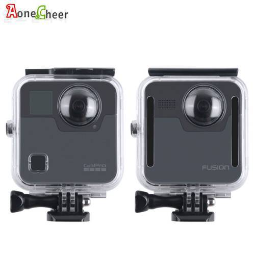 Waterproof Housing Case for Gopro Fusion Underwater 45m Depth Box for gopro 360 degree Panoramic camera Diving Accessories