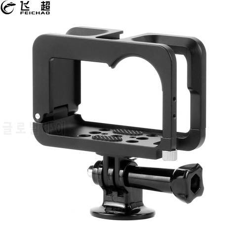 Metal Camera Cage Case for DJI Osmo Action /Action2 Protective Housing Frame Hot Shoe Mount for Microphone Led Video Light Vlog
