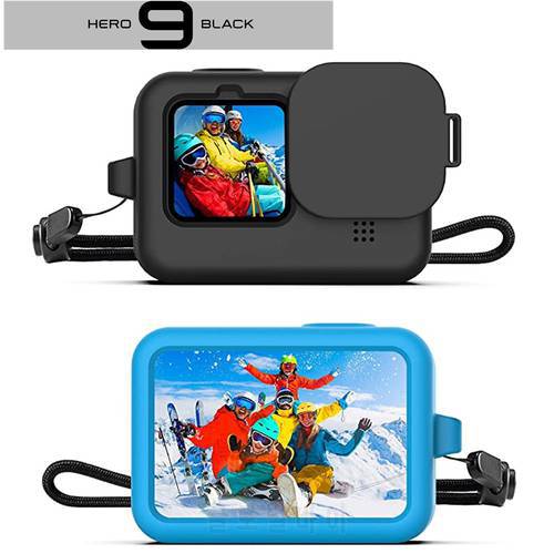 for Gopro Hero 11 9 Black Soft Silicone Case for Go pro Hero 10 Silicone Protective Full Cover Shell Camera Accessorie
