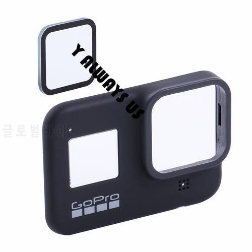 For GOPRO HERO 8 Black Lens Replacement Lens Tempered Protective Glass for Hero 8 Lens cover repair faceplate front cover