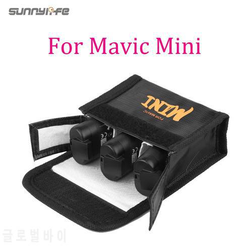 Sunnylife Battery Safe Bag Explosion-proof Battery Protective Storage Bag for DJI Mavic Mini Accessories