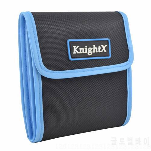KnightX lens bag For canon eos sony nikon cpl uv nd Filter Wallet Lens Storage Case Pouch Holder 3 4 6 Pockets