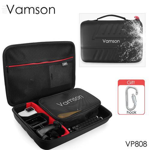 for Gopro Camera Large Case PU Waterproof Carrying Hard Shell Outdoor Action Camera Carrying Case for DJI Yi Hard Shell VP808