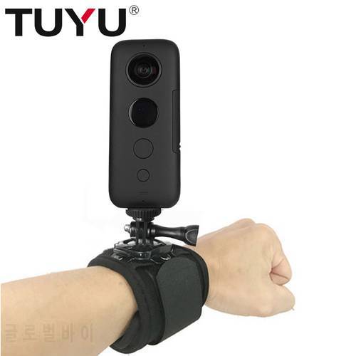 TUYU 360 Degree Rotation Hand Wrist Strap for Insta 360 One X GoPro Hero 8 7 5 6 Session Xiaomi Yi 4KAccessory