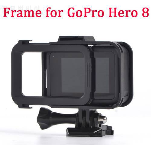 Frame Mount for GoPro Hero 8 Black Protective Shell for Go Pro HERO8 Action Camera Accessories Case