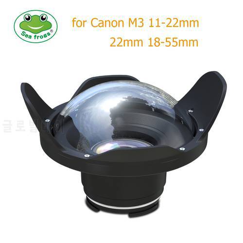 Seafrog 6 Inch Dry Dome Port for Meikon Mirrorless Housings V.4 40M 130FT Underwater Photography Accessories for Fujijfilm Canon