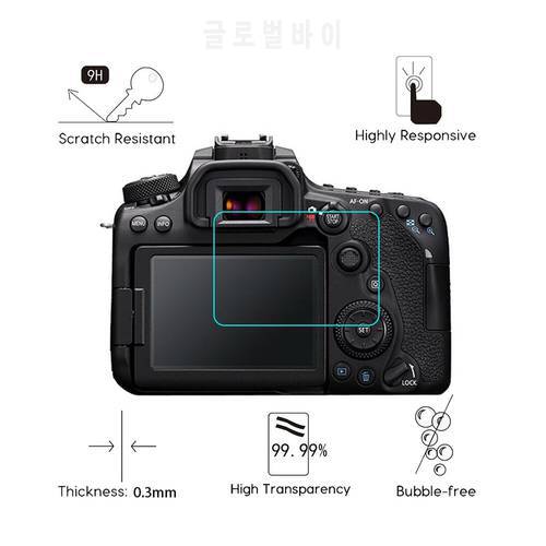2.5D 9H HD Clear Anti-Scratch Tempered Glass Screen Protector For Canon EOS 90D Digital Camera LCD Display Film EOS 90D