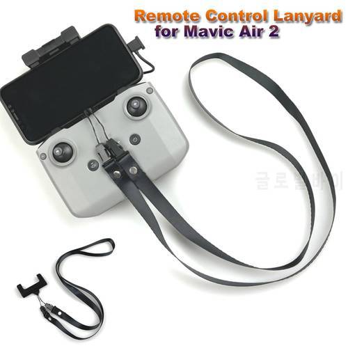 Remote Control Lanyard for Mavic Air 2 Neck Lanyard Strap with 3D Printed Fixed Clip for DJI Mavic Air 2 Accessories