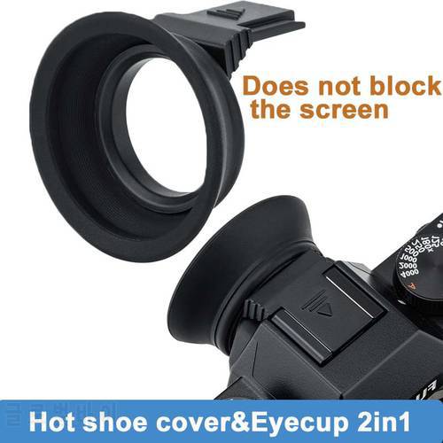 Eyecup For Camera Eyepiece Mounts Easily And Securely Via Hot Shoe Eyecup For Fujifilm X-T20 X-T10 X-T30 for Fuji XT20 XT10 XT30