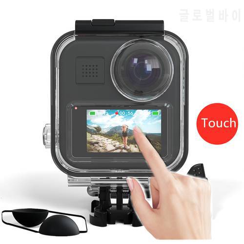 Touch Waterproof case for gopro max waterproof shell panoramic action camera diving protective box gopro max accessories
