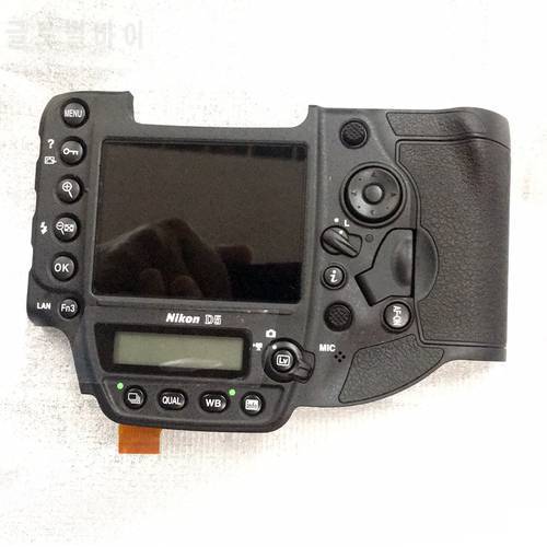 New complete back cover assy with LCD screen and buttons repair parts for Nikon D5 SLR (QXD edition)