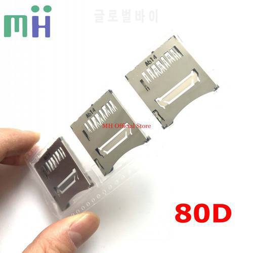 NEW For Canon 70D 80D 5D4 5D Mark IV SD Memory Card Reader Connector Slot Holder Camera Replacement Repair Spare Part