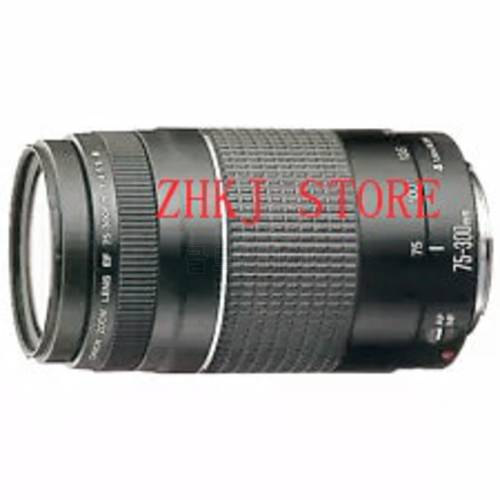 96% NEW 75-300mm Camera Lens EF 75-300mm F / 4-5.6 III Telephoto Lens for Canon 1300D 600D 750D 750D 760D 60D 70D 80D 7D 6D