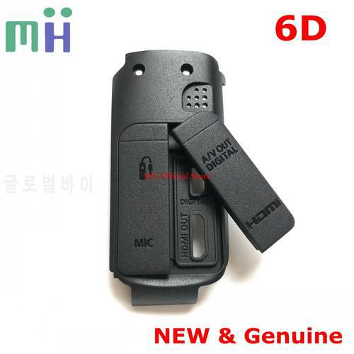 NEW 6D HDMI-compatible MIC Cap Interface Cover USB Rubber Lid Door CG2-4187-000 For Canon 6D Replacement Repair Part