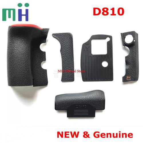 NEW Original For Nikon D810 Body Rubber Grip / Bottom / Rear Thumb / Front Side FX / Card Cover Rubber Cover Camera Spare Part