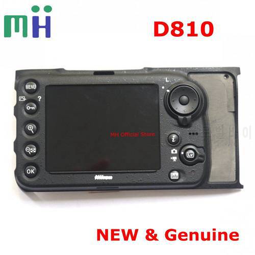 NEW For Nikon D810 Back Cover Rear Case Shell with LCD Display Screen Button Connect Flex Cable Camera Replacement Spare Part