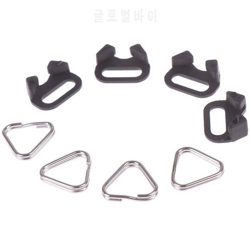 8Pcs/4 Sets Belt Hook Camera Shoulder Strap Split Triangle Ring Replacement Wholesale