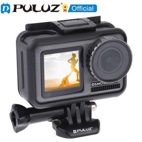 PULUZ Protective Case Cage for DJI Osmo Action Sport Camera Housing Frame Cover with Screw Mount Sport Camera Accessories