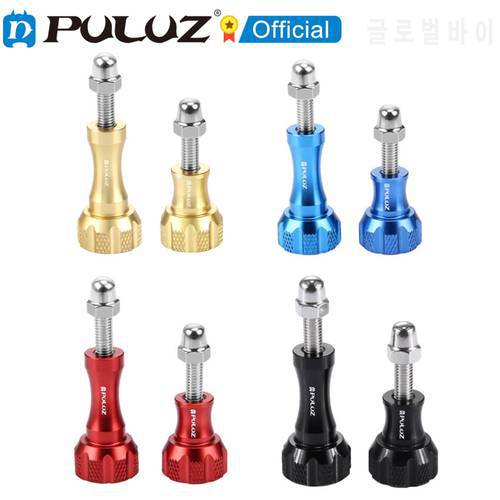 PULUZ CNC Aluminum Thumb Knob Stainless Bolt Nut Screw Set for GoPro NEW HERO Action Cameras Screw Set Action Camera Accessories