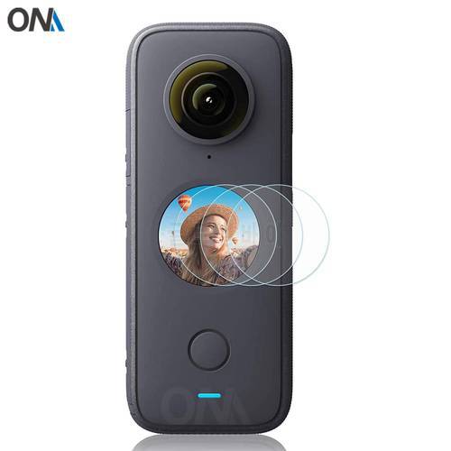 For ONE X2 Tempered Glass Screen Protector For Insta360 ONEX2 Panoramic Action Camera Anti-scratch Protective Film Accessories