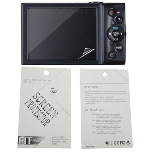2pieces New Soft Camera screen protection film For Canon R RP A3300 A3400IS A4000IS IXUS150 IXUS165 IXUS175 IXUS190 IXUS 265 HS