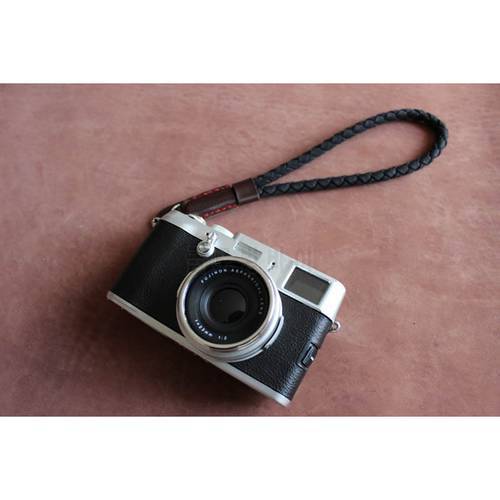 New Camera Wrist Strap Wristband Braided Handmade Canvas Belt for Leica Finepix DOM668