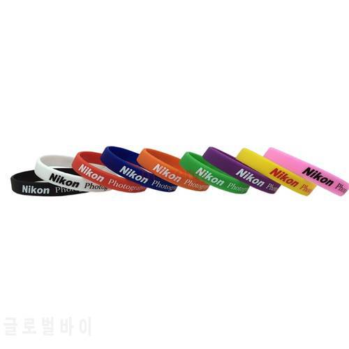 color Focus Rubber circle ring silicone Bracelet Wristbands Protective for nik d3 d90 d600 d700 d800 d7100 d5200 camera lens
