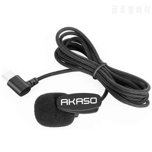 AKASO Brave 6 Plus External Microphone Big Sound for AKASO Brave 6 Plus Action Camera 4K Sports Camera Only Camera Accessories