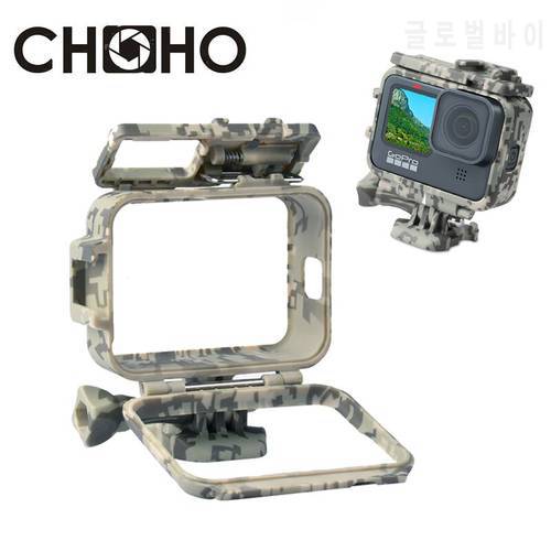 For Gopro Hero 9 10 11 Black Accessories Frame Protective Case Shell Housing Lone Screw Base Mount For Go Pro Hero9 Black Gopro9