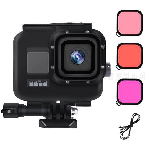 Dive Case For Gopro Hero 8 Waterproof Housing Case Underwater Protector Cover Housing Shell for GoPro Hero8 Camera Accessories