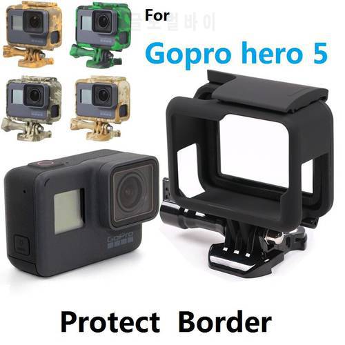 Frame Border Protective Skeleton Housing Case Camouflage Bag Sponge Cover For GoPro Hero 56789 Black Action Camera Accessories