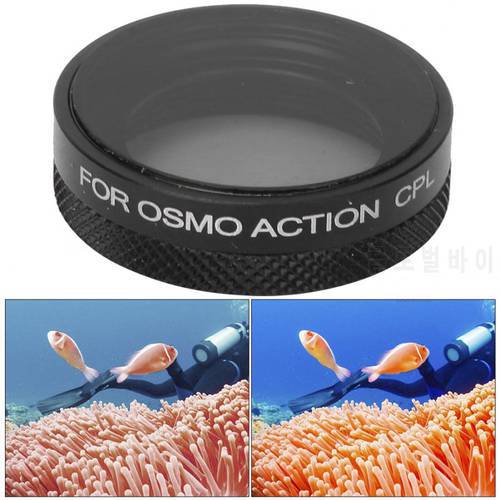 Camera Filter Lens Filter Camera CPL Circular Polarizer Lens Filter for DJI Osmo Action Sports Cameras Accessory