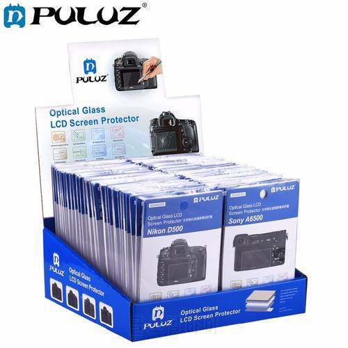 Wholesale 60 PCS/Lot PULUZ 2.5D Curved Edge 9H Surface Hardness Tempered Glass Screen Protector Kits for Canon 5D Mark IV/III