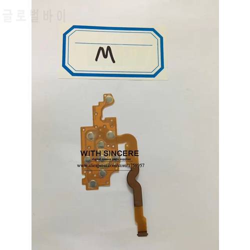 NEW Keypad Keyboard Key Button Flex Cable Ribbon Board for Canon EOSM For Eos M Camera repair part