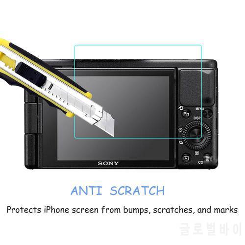 2pcs 9H Anti-Scratch Clear Tempered Glass For Sony ZV1 Digital Camera LCD Screen Protector Film For Sony ZV1 2.5D Glass