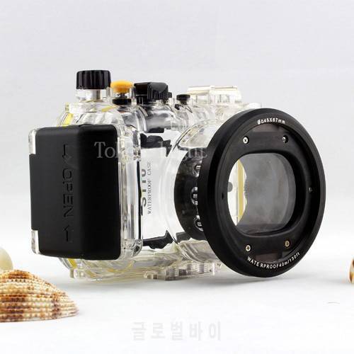 40 meters 130ft Underwater Waterproof Housing Diving Camera Case cover for Canon S110 Camera