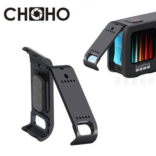 Battery Side Cover Dustproof Battery Door Housing Case Lid Charge for Go Pro Hero 9 10 11 Black Camera Accessories