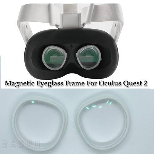 Magnetic Eyeglass Frame For Oculus Quest 2 VR Headset Quick Disassemble Clip Lens Protection for oculus quest 2 Accessories