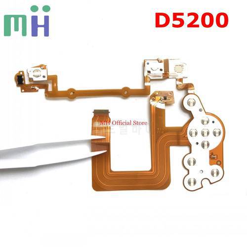For Nikon D5200 Back Cover Rear Button Contact Flex Cable FPC Connect Mainboard Camera Repair Spare Part