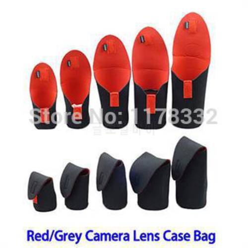 DSLR Camera Lens Soft Protector Pouch Bag Case Set Shoulder Strap S M L XL XXL New