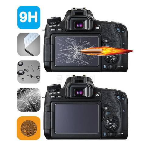 2-Pack 9H Glass LCD Screen Protector for Sony Alpha SLT A33 A55 A35 Camera