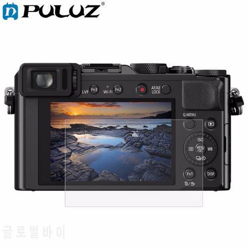 PULUZ Camera Accessories 2.5D Curved Edge 9H Surface Hardness Camera Tempered Glass Screen Protector for Panasonic DMC-LX100