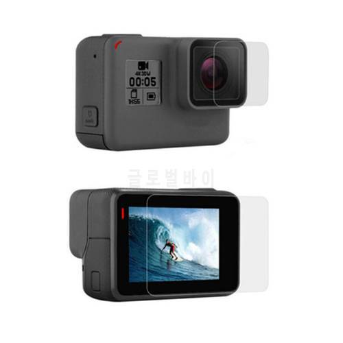 Tempered Glass Protector Cover Case For GoPro Go pro Hero7 Hero6 Hero 5/6/7 Black Front Camera Lens LCD Screen Protective Film