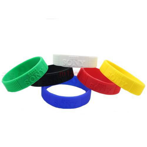 color Focus Rubber circle ring silicone Bracelet Protective for so ny a7 a9 a7r a7m3 a7r4 a99 rx10 rx100 A6000 HX50 a6500 camera